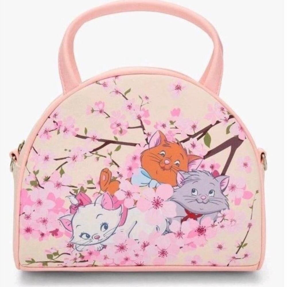 Loungefly Disney The Aristocats Kittens Cherry Blossom Crossbody NWT
